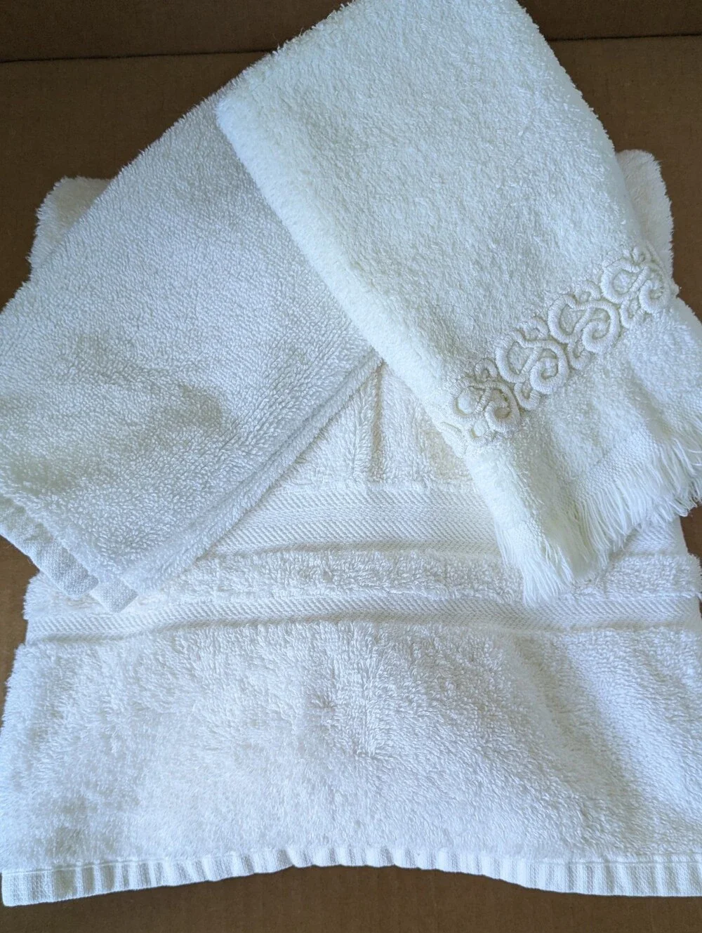 Majesty by Kaufman soft ivory